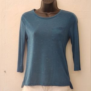 Banana Republic Teal sleeve t-shirt